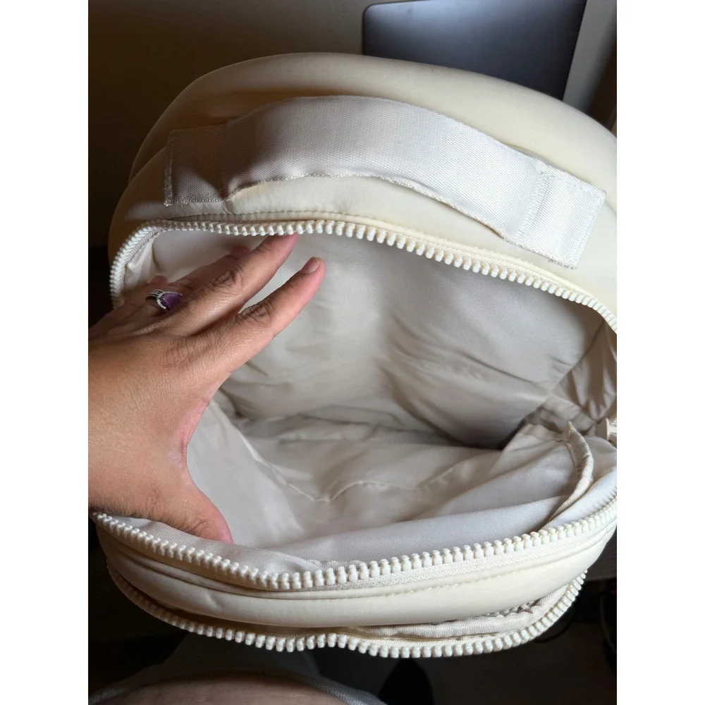 All in Motion Backpack Neoprene Minimalist Cream Beige